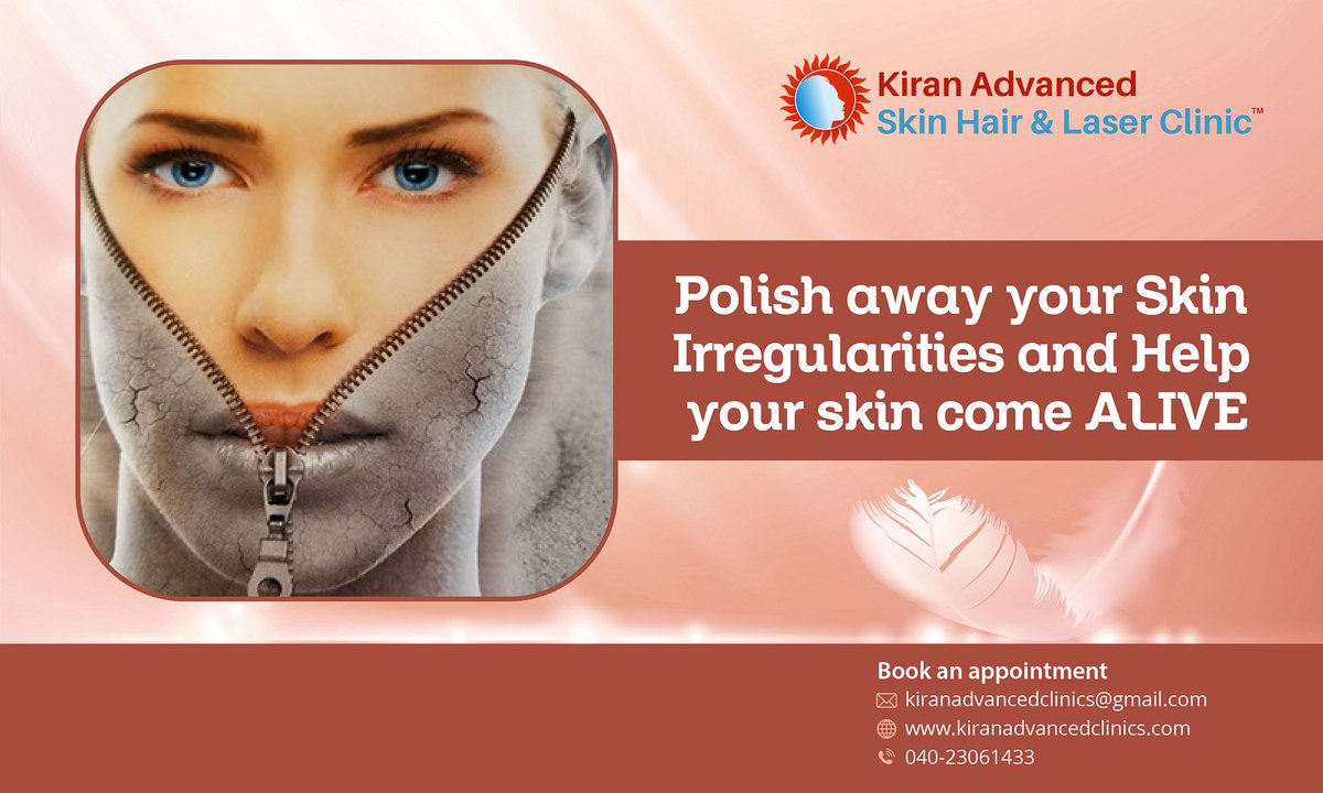 kiranclinic's tweet photo. Worried about your fine lines and wrinkles?
Well not anymoreβ¦. Get Laser Peel Done from Our Expert Dr. Kiran.
Call us on: 040 23061433 / 9346780888
#Dermatologist #SkinCare #skin #skinclinic #kiranadvancedclinic #teen #Clearskin #Wrinkles #Spotlessface https://t.co/M4YgAYmJPy