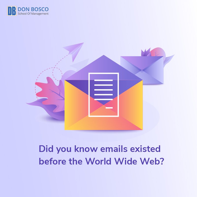 DonBosco_SOM's tweet image. Before World Wide Web was introduced, sending emails had a different fashion. Back then, people had to use a computer and a rotary telephone to connect to a service called ‘Micronet’. There were no URLs then, just numbered webpages and for emails, it was 7776.
#EmailEvolution