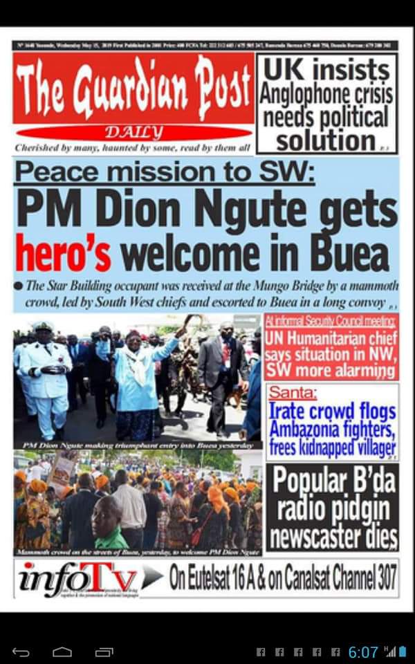 MimiMefoInfo's tweet photo. Newspaper Headlines Today https://t.co/Oxa2yyk4Aw