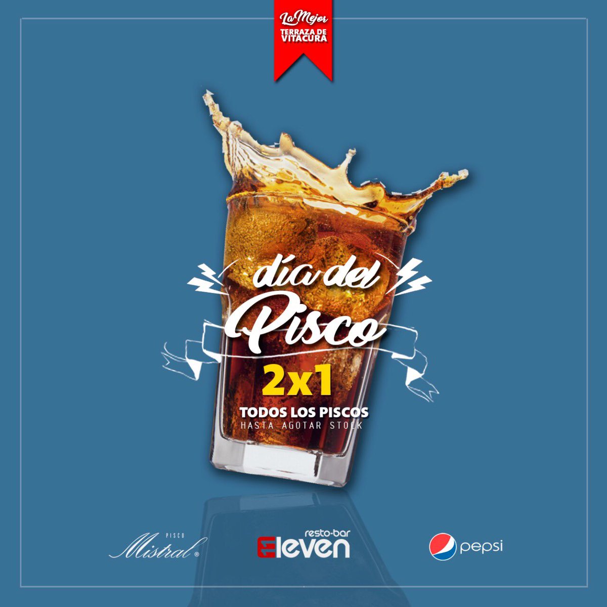 ElevenRestobar's tweet image. Para todas las ratitas amantes del pisco este  Miércoles 15 mayo #DiaNacionalDelPisco  
2X1 en toda la carta de Piscos, Pisco sour y piscolones en Eleven Vitacura @DescuentosRata 
instagram.com/p/BxeMh_9Hvud/…