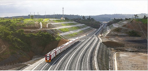 sgr_operation's tweet photo. The #SGRProject endeavors to play an exemplary role in building a long-lasting high-quality railway, safe, comfortable and efficient passenger and freight transport service enhancing prosperity & bringing out the natural beauty of Kenya #SGRProject @SGRHeadOffice https://t.co/EPbOw804um