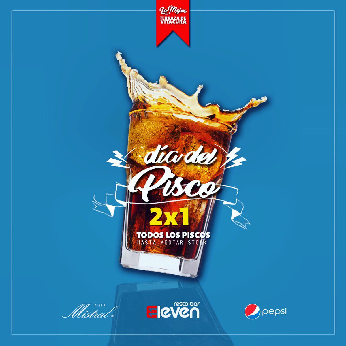 ElevenRestobar's tweet image. JUNTEN SED!! Hoy se  festeja el Día Nacional del Pisco y en la mejor terraza de vitacura te esperamos con 2x1 en toda la carta de piscos. instagram.com/p/BxeMh_9Hvud/…

#DiaNacionalDelPisco  #chile