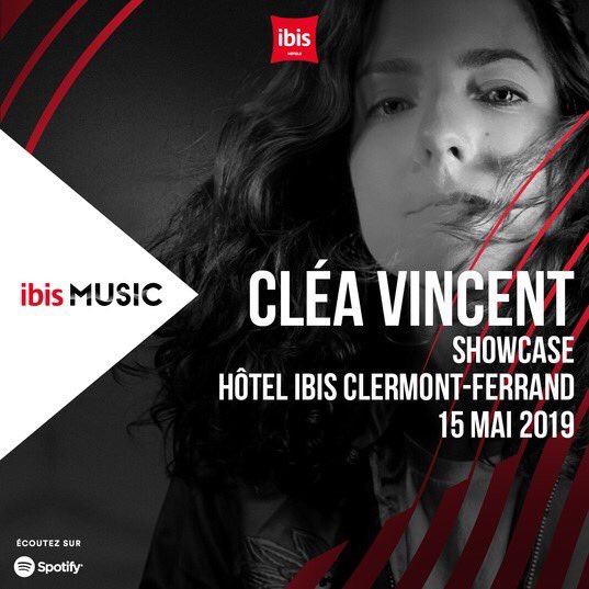 HitStoryLogos's tweet photo. 📢 Hit Story et @logosfmradio partenaires du showcase de @Clea_Vincent à l'hôtel Ibis Clermont Ferrand Montferrand aujourd'hui à partir de 18h30, dans le cadre de l'@ibisHotels_FR Music Tour 🎶
Entrée gratuite en prenant votre billet ici 👉🏼 https://t.co/hX5OZfOaGl #CleaVincent https://t.co/bCJDlAmk2U