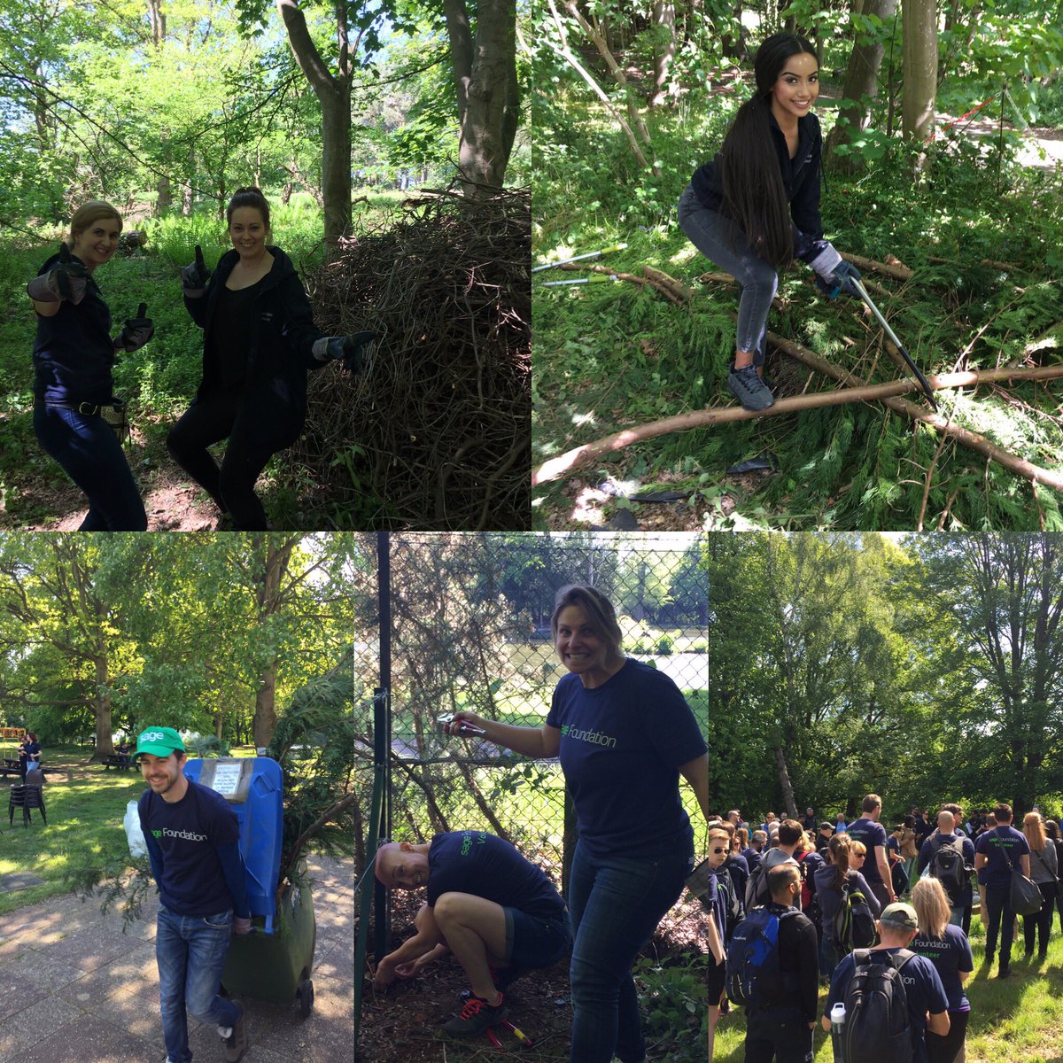 HelenDevanny100's tweet photo. Beautiful Big Day Out! The sun shone as over 100 @sageuk colleagues transformed #Heyswood campsite along with @GuidingGLW Thanks to everyone! See you at the next one! 👍☀️🎉🌿🏕 #doitforyou #volunteer https://t.co/EWXTq9xaxQ