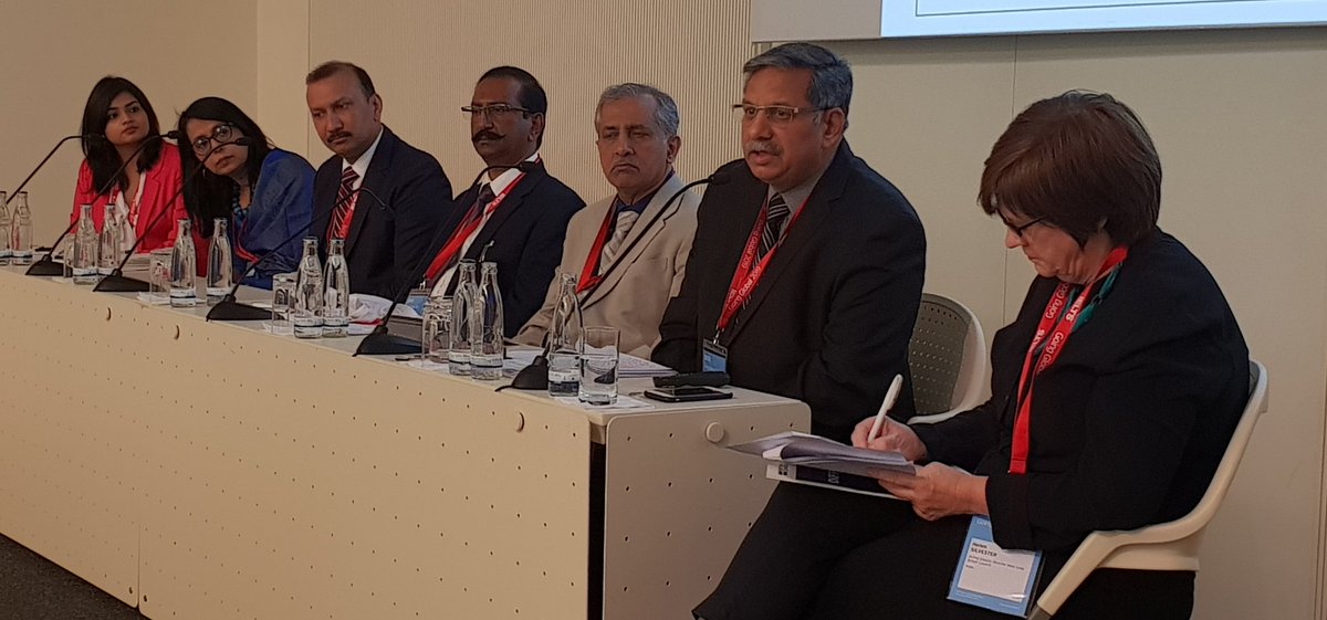 dcfrombc's tweet photo. Indian higher education in the digital era: session at #GoingGlobal2019 in progress. #ProfDPSingh chair of @ugc_india sets out the scale, context and challenges.
Chaired by @helencsilvester 
@inBritish @HEGoingGlobal @wickhambarbara @JanakaP https://t.co/JScv3rn3d7
