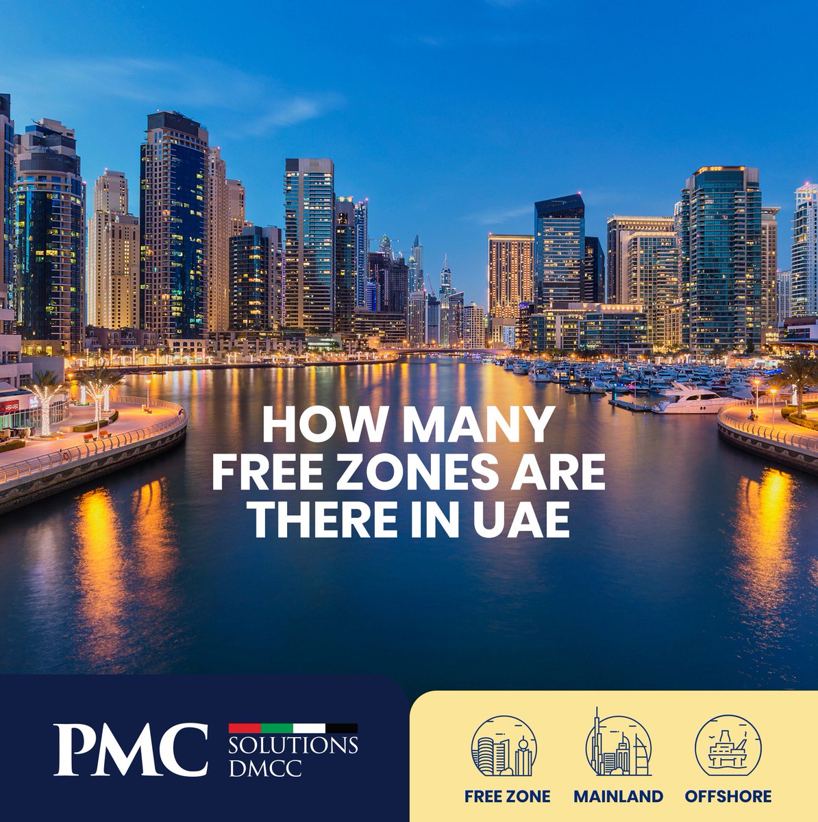 PMC_DMCC's tweet photo. There are more than 45 free zones operating in the #UAE. That is why you need professional #BusinessSetupConsultants to find the right one for your new business. Choosing the right #consultant will be the first step to your #success.
#PMCSolutionsDMCC #BusinessinUAE https://t.co/4WcDVv83Uf