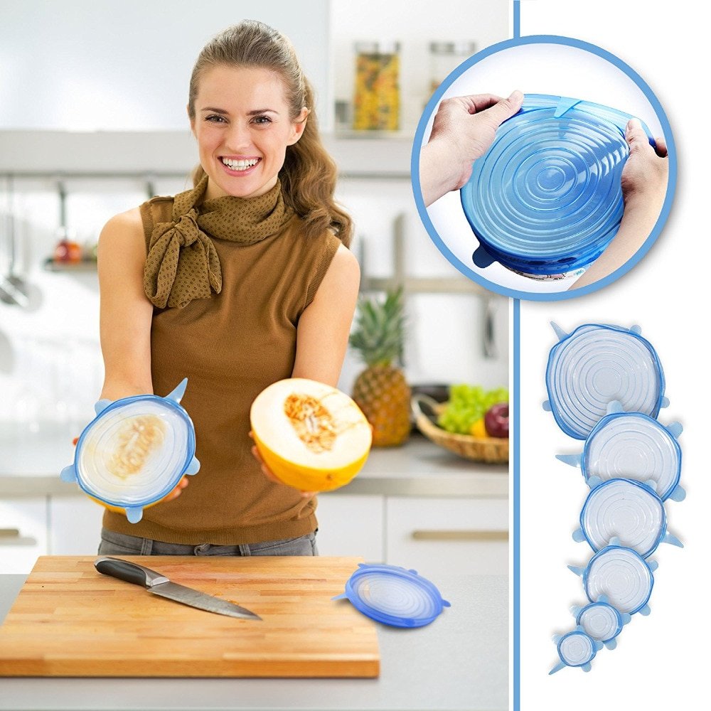 #novelties Silicone Food Lids