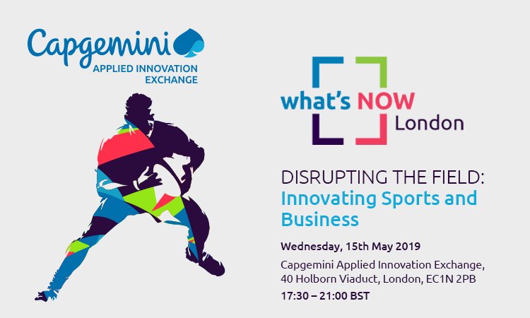Discover how you can #BeAheadOfTheGame with innovation. We'll be live-streaming our #WhatsNowLDN session tonight on how innovation is disrupting the world of sports and business. Watch it from 5:30 PM BST here: bit.ly/2W3Dc7u #sportstech #rugby