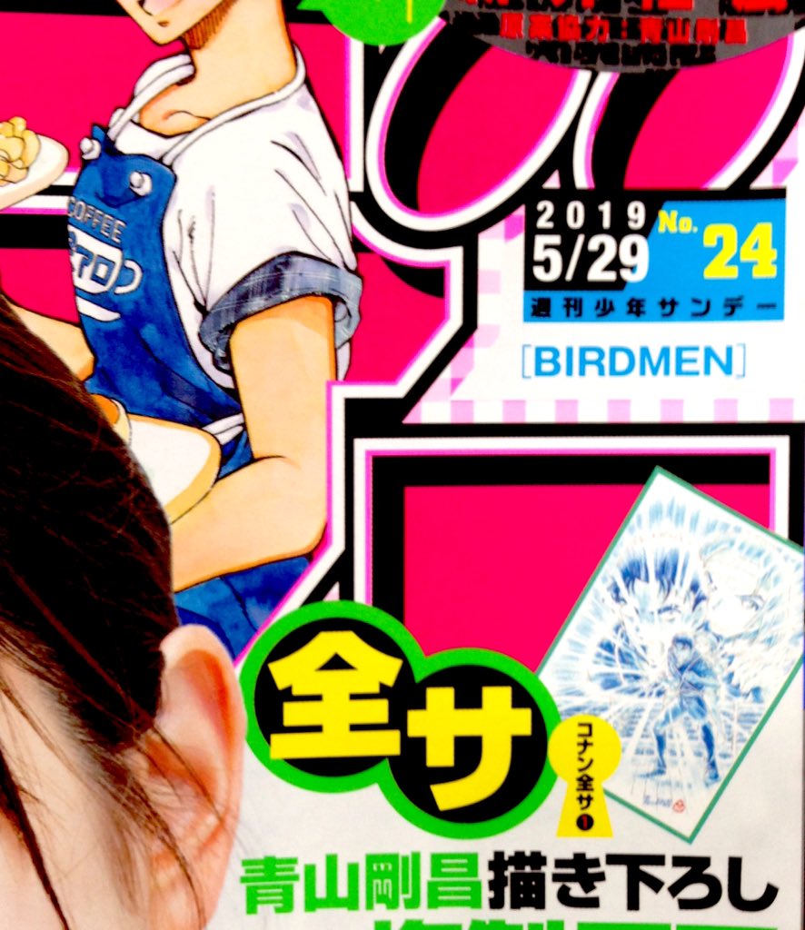 本日発売の週刊少年サンデー24号にBIRDMEN載ってます。

全体的に顔が近い。
外は雨です(ネタバレ)。 