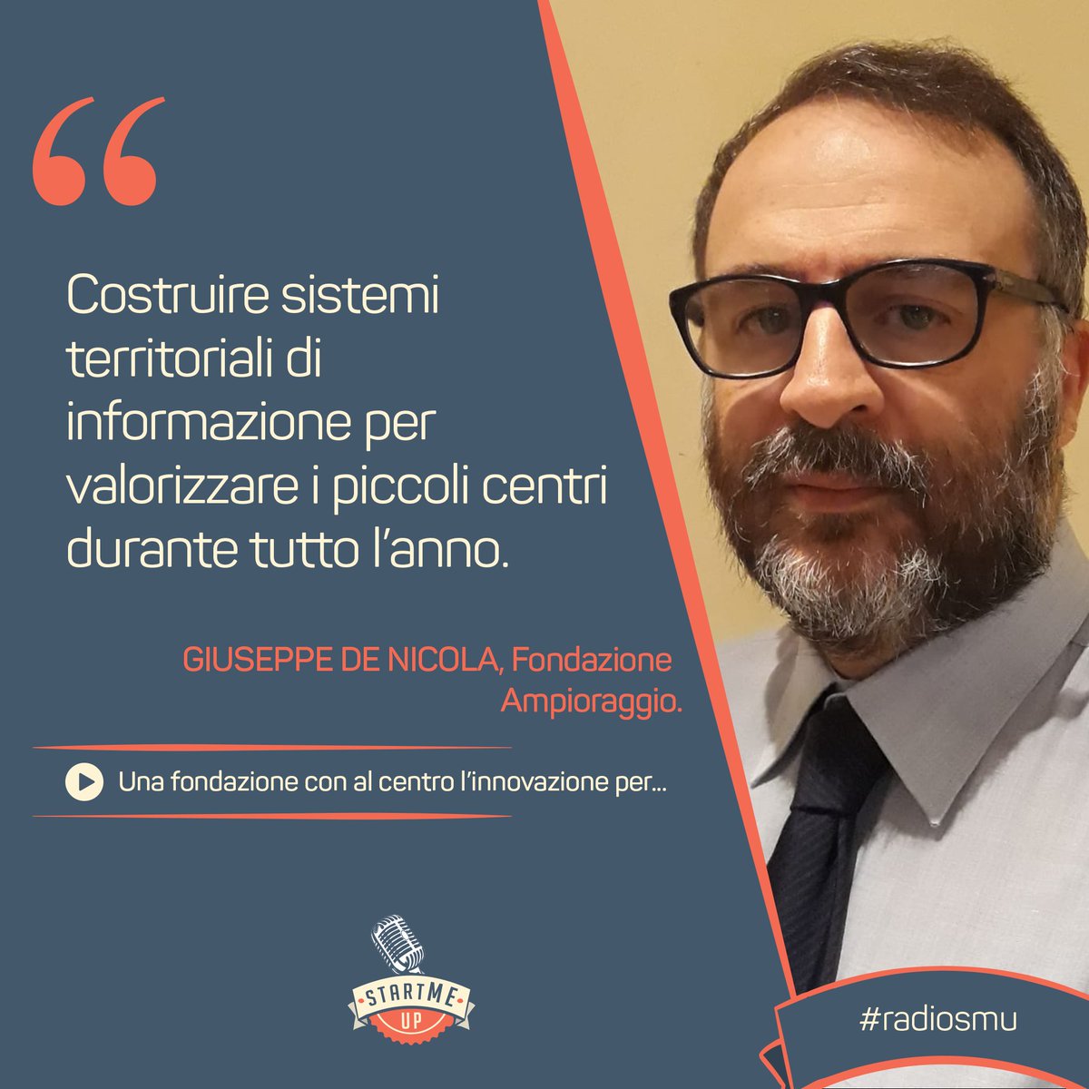 Giuseppe De Nicola (@giuseppe73) on Twitter photo Che cosa è <a href="/ampioraggio/">fondazione ampioraggio</a> ? Un ecosistema per l'innovazione che vuole portare idee da trasformare in valore. Anche nei piccoli centri #innovazione #openinnovation #srartup #ancitel #ForumPA2019 #jazzinn19 #laigueglia #pietrelcina #ampioraggioday #jazz #TrasformazioneDigitale Che cosa è <a href="/ampioraggio/">fondazione ampioraggio</a> ? Un ecosistema per l'innovazione che vuole portare idee da trasformare in valore. Anche nei piccoli centri #innovazione #openinnovation #srartup #ancitel #ForumPA2019 #jazzinn19 #laigueglia #pietrelcina #ampioraggioday #jazz #TrasformazioneDigitale