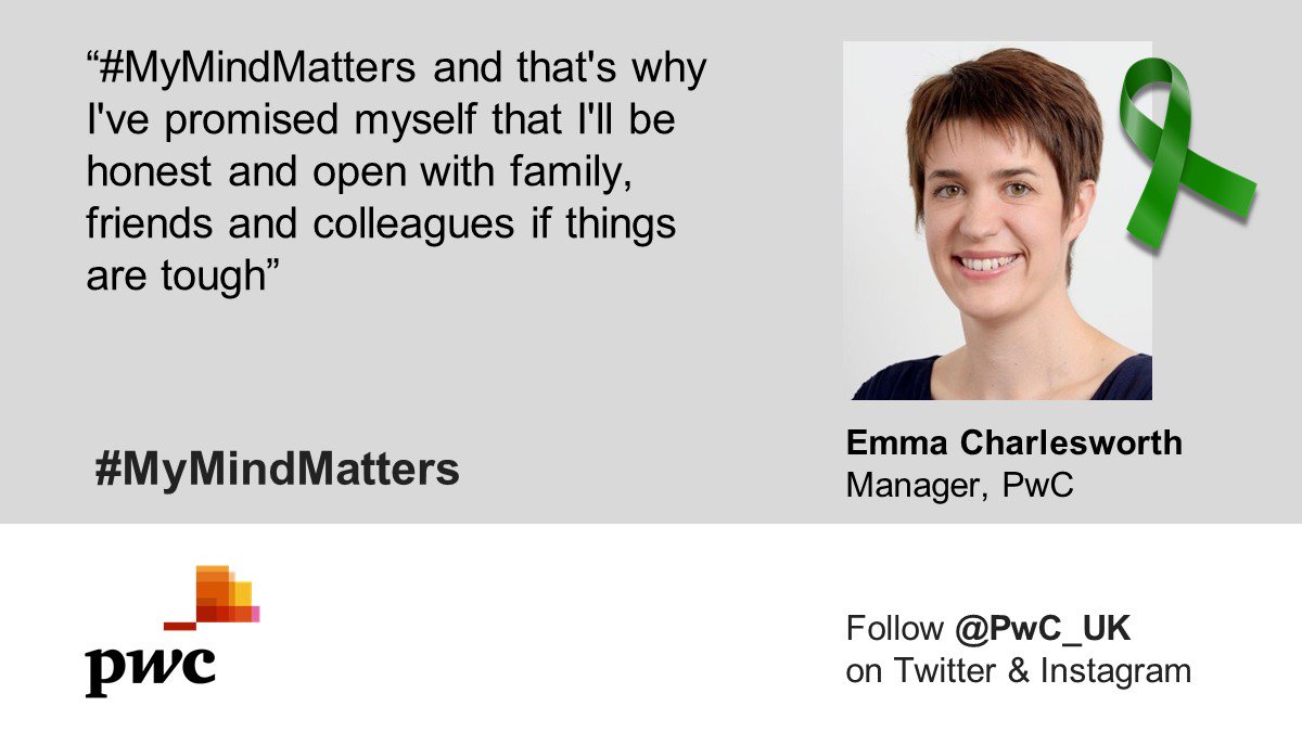 emcharlesworth3's tweet image. I learnt the hard way that #ItsOkNotToBeOk. Realising that it wasn&apos;t a weakness to be honest about #mentalhealth was a huge turning point for me. It&apos;s why I&apos;m so proud that myself &amp;amp; others at @PwC_UK are sharing their stories in #MHAW19. #MyMindMatters #MentalHealthAwarenessWeek