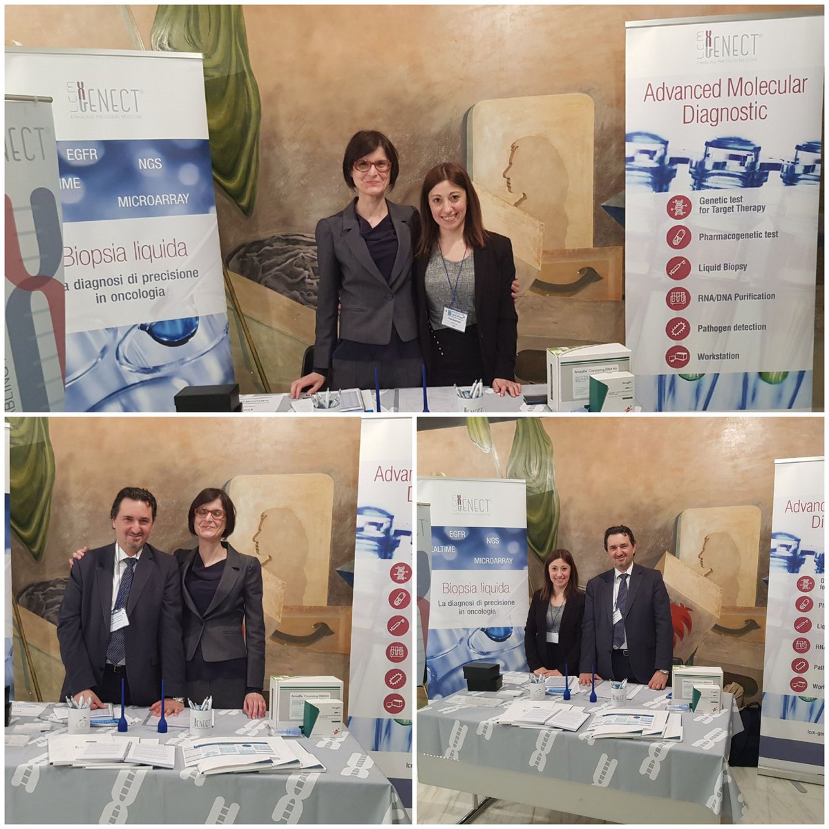 LCMGenect's tweet photo. We are in Bergamo! Look at our stand #ngs #Libi19 #LiquidBiopsies https://t.co/EJvNw4LQYH