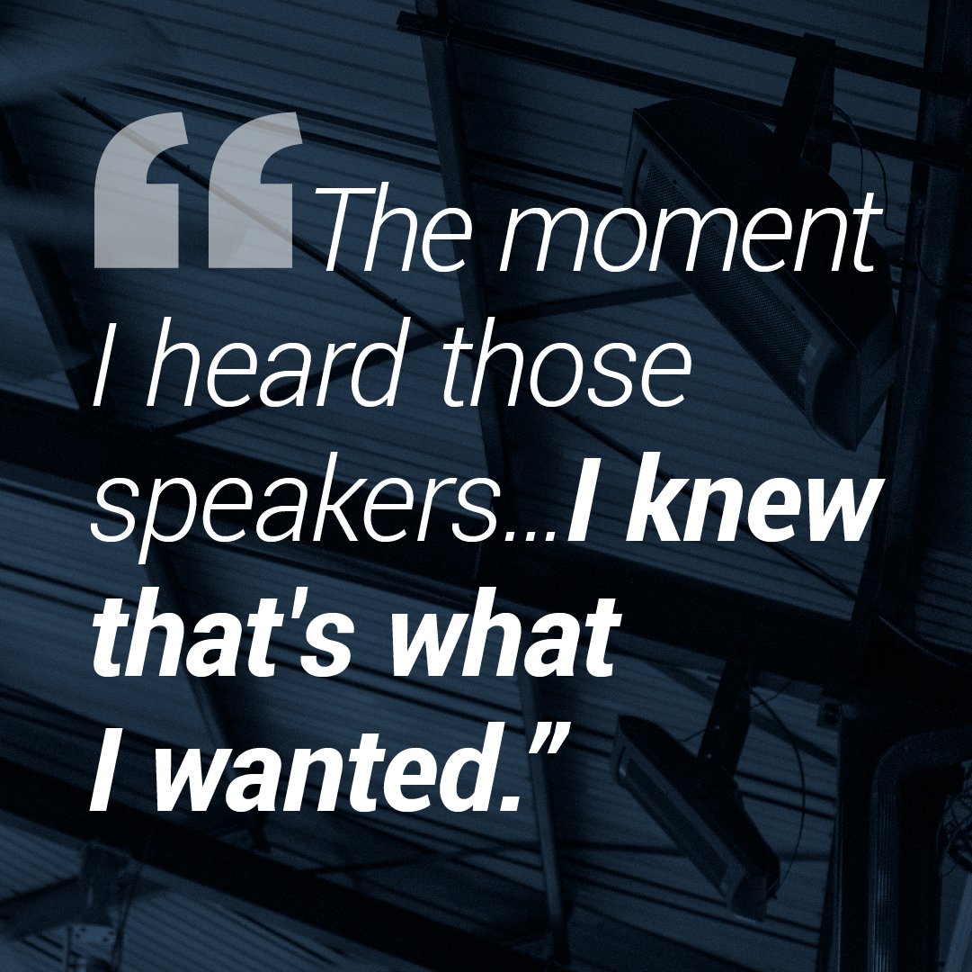 dbintegrations's tweet photo. "The moment I heard those speakers during the initial demo, I knew that’s what I wanted." -David Grose, American Legion World Series

Hearing is believing. Schedule a #demo with us &amp; hear for yourself how your space can be utterly transformed.

#stadiumsound #hearingisbelieving https://t.co/HECTOUgxpn