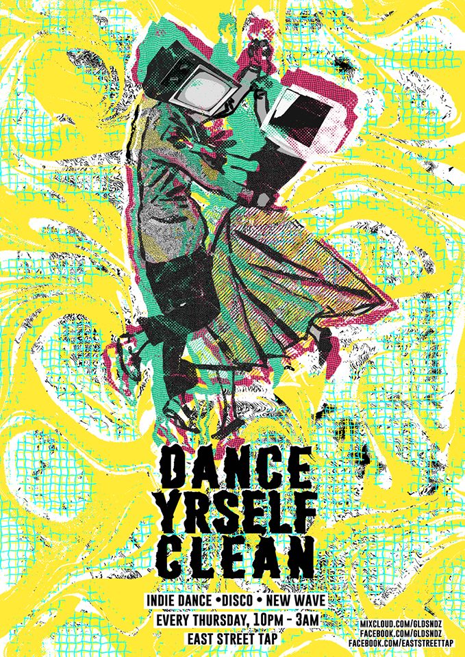 Tonight clean music for filthy people!

#DanceYrselfClean 
#indie #dance #disco #newwave

10pm-3am.
FREE ENTRY