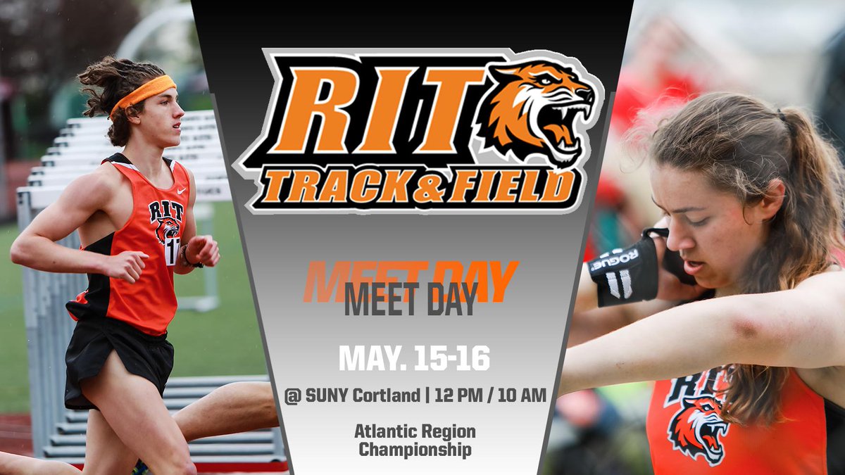 RITathletics's tweet photo. ITS MEET DAY‼️

@RITTFXC 🆚 Atlantic Region Championship

📍 SUNY Cortland, Cortland, NY.
📅 5/15-16
🕘 12 PM / 10 AM
📈 https://t.co/iEOEKhnYLN https://t.co/qdeYytVtiN