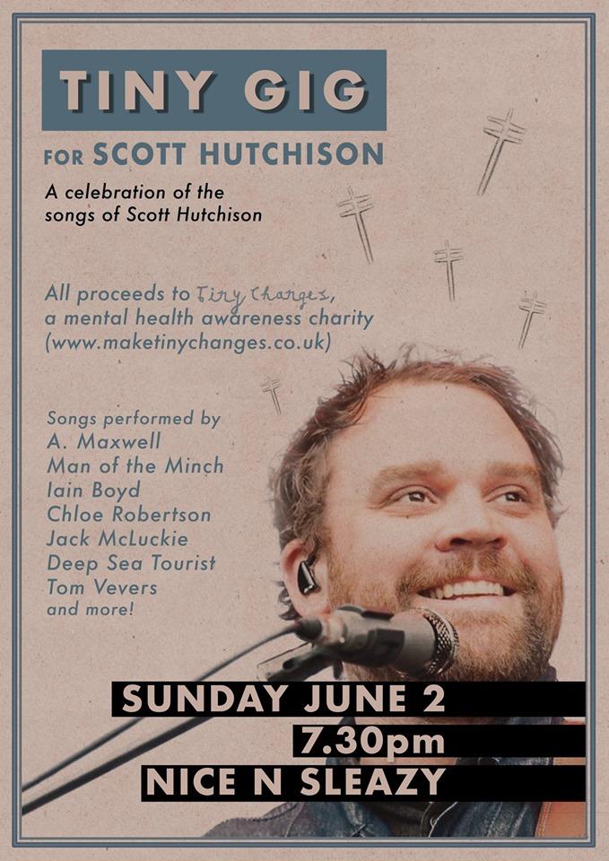 Calling all Frightened Rabbit fans... <a href="/FRabbits/">Frightened Rabbit</a> 
This gig <a href="/nice_n_sleazy/">Nice N Sleazy</a> is to raise money for Tiny Changes... No tickets. Donations on the door. Get down there and be generous!!
#livemusic #Glasgow #MentalHealthAwarenessWeek #ScottishWinds