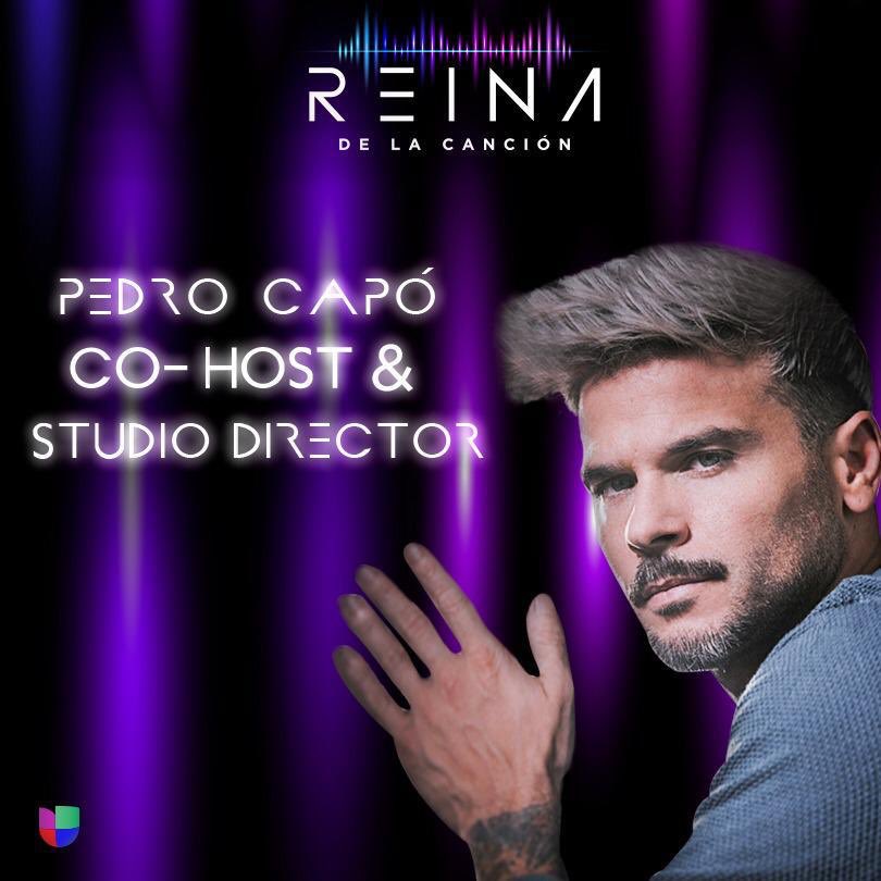 pedrocapo's tweet photo. Muy contento de ser director de estudio y co-host de la familia de #LaReinaDeLaCanción. 🎶😎Para mi es un honor poder aportar al desarrollo de una próxima estrella en la Música Latina. Pronto nos vemos por @Univision. #CoHost #StudioDirector #ReinadelaCancion https://t.co/GEuGFVNFhY