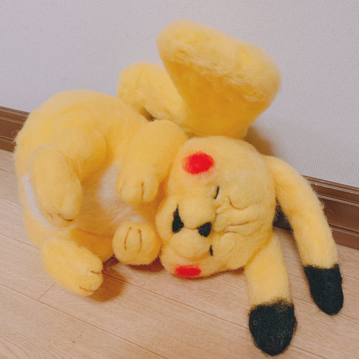 ぼへ しわしわのピカチュウ 大 しっぽ生やせた Pikapika 背中の模様はまだだけど あとちょっとで完成するかも Detectivepikachu ぼへ しわしわのピカチュウ 大 しっぽ生やせた Pikapika 背中の模様はまだだけど あとちょっとで完成するかも Detectivepikachu