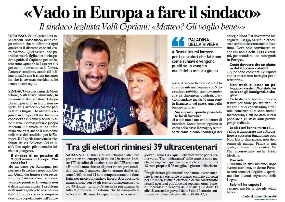 CiprianiValli's tweet photo. “Porteró i problemi della Romagna a Bruxelles “
Alle Europee Vota Lega e scrivi CIPRIANI
#votacipriani
#cipriani
#laromagnaineuropa
#italiaineuropa https://t.co/U9iPDTK8Un