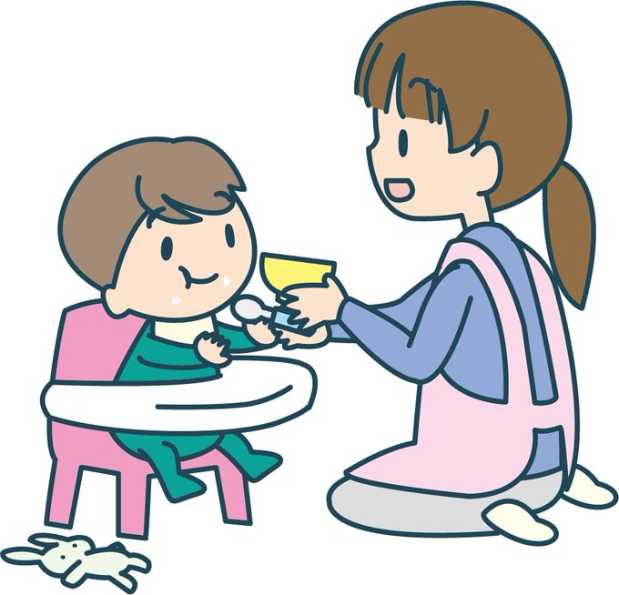 離乳食講座のtwitterイラスト検索結果