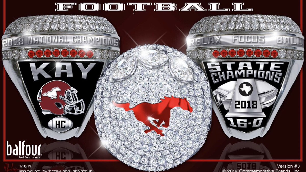 Balfour State Championship Rings 2025