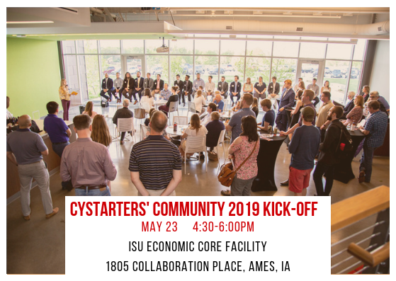 IvyIowaState's tweet photo. Join us at the #CYstarters Community Kick-Off event, and meet the student startups who will be part of this summer’s cohort! RSVP requested ➡️ https://t.co/XNee2wdQIM https://t.co/zLw6pGslag
