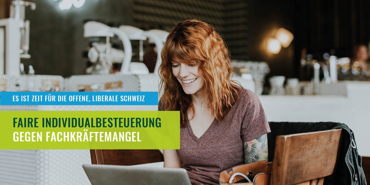 Mit der #Individualbesteuerung für Fairness und gegen den #Fachkräftemangel. Eine clever ausgestaltete Individualbesteuerung, würde die Erwerbsanreize für Zweitverdienende verbessern und die Erwerbsbeteiligung der Frauen erhöhen. #EsistZeit für die offene, liberale Schweiz.