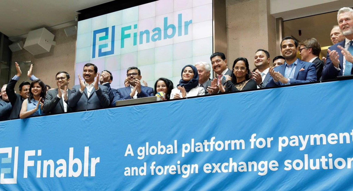 promothmanghat's tweet photo. Momentous day London Stock Exchange Group as @Finablr begins its journey as a listed company. A BIG Thank you to our team, customers  and partners  for being a  constant  source of support.

#Finablr #Innovation #Growth @LSEplc @LSEGplc https://t.co/80RnR4susF