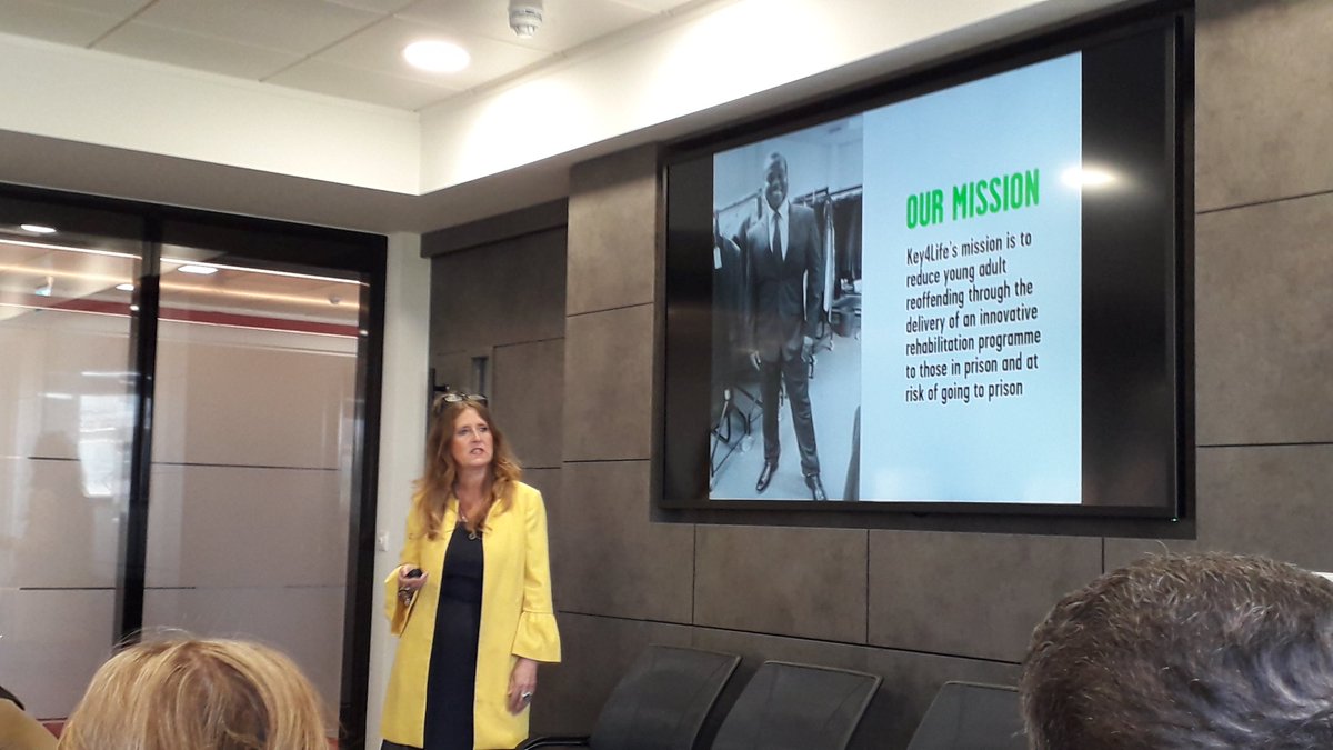 DurieJames's tweet photo. 'Offending costs the economy £16bn' says #evahamilton CEO of #keyforlife who together with .@MarvinJRees & a full room of is this morning discussing how Bristol businesses can help support young people & help address youth & knife crime @BW_Initiative @FootAnstey https://t.co/dXLORzMrVJ