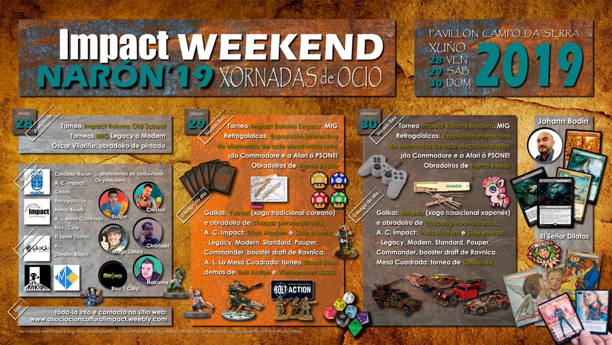 impactreturns1's tweet photo. El Impact Returns 2019 se celebrará los días 28, 29 y 30 de Junio en Narón.
Preinscripción: https://t.co/KncOEwa5Wz
Dudas: impactreturns@hotmail.com
Contacto: Antonio (646341699)
Web: https://t.co/tCn1koIlDa
#impactweekend #modern #legacy #oldschool #vintage #naron https://t.co/ygYa8ubnf0