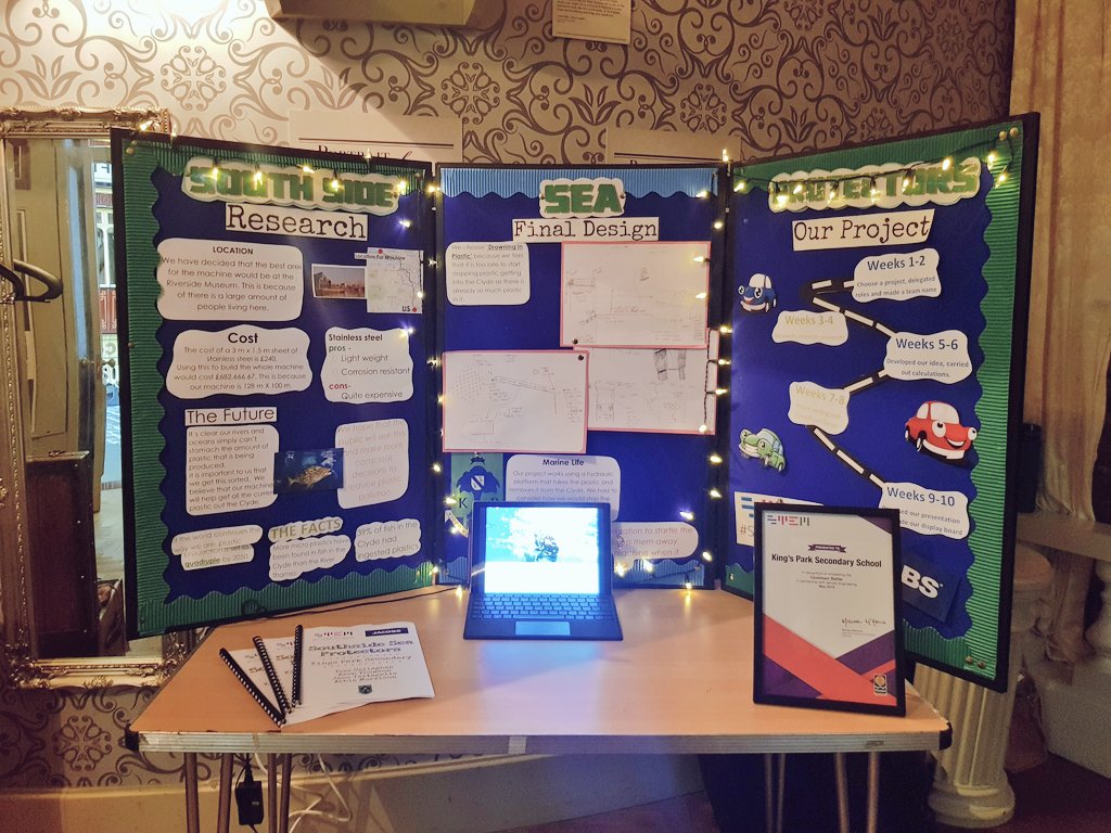 MrsCTeachesSci's tweet photo. All set up and ready for our day at the Jacob's Engineering Challenge showcase!
#stemglasgow #jacobsengineeringchallenge @STEMglasgow @JacobsEngineers  @KingsParkSec @riversidemuseum https://t.co/YtmD34WsU5