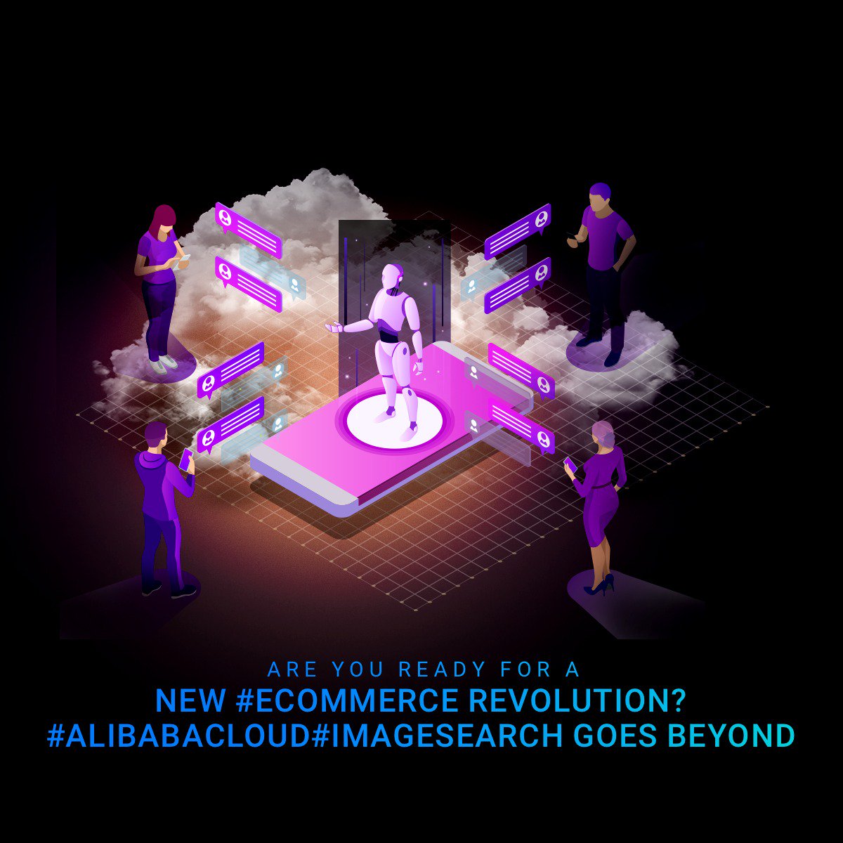 Are you ready for a new #eCommerce revolution? #AlibabaCloud#ImageSearch goes beyond product search by using #AI &amp; #MachineLearning to create mobile virtual assistants &amp; targeted campaigns. Learn more about how we’re transforming the retail industry at 

bit.ly/2Ydbi6x