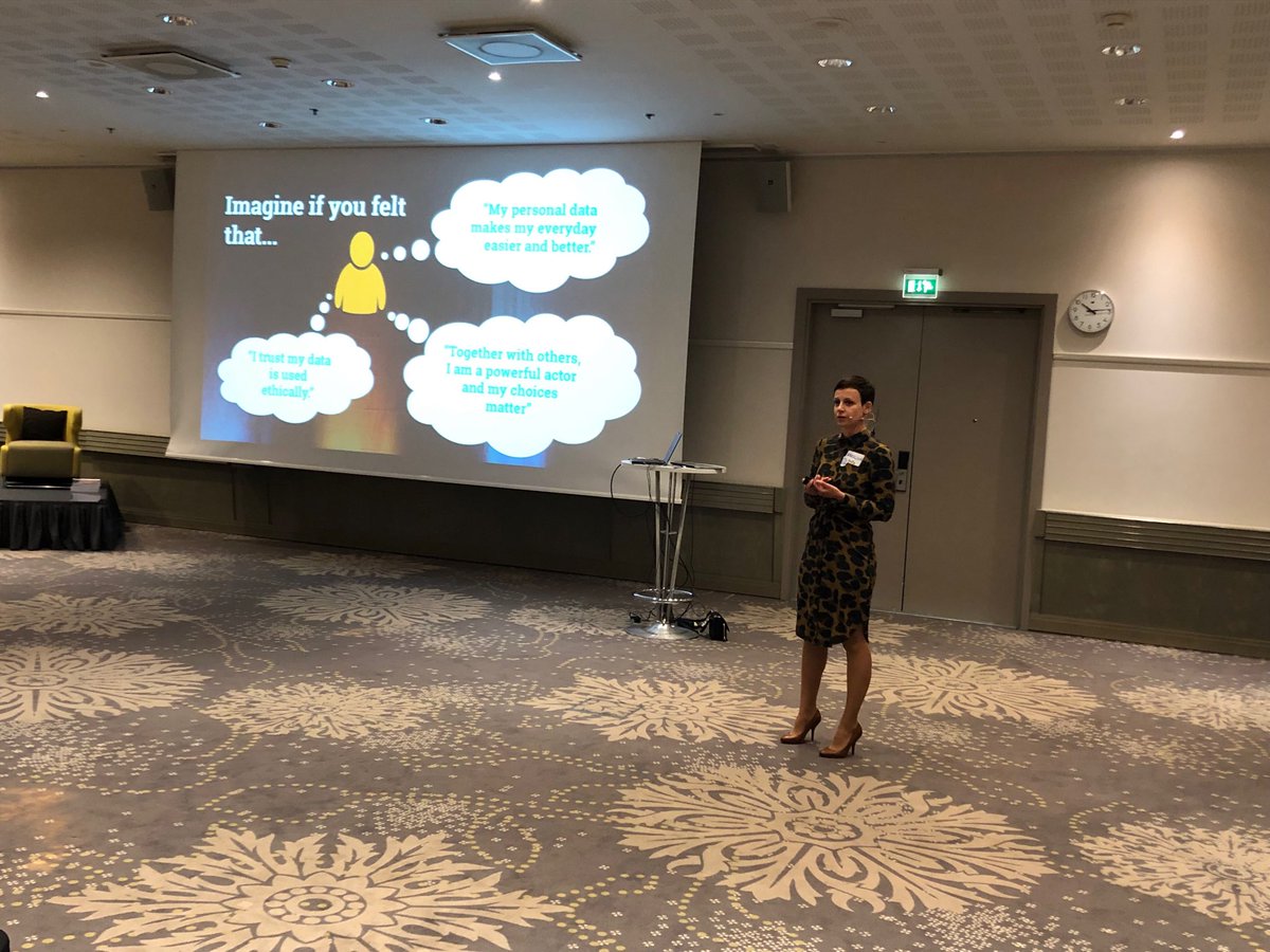 GreenGLloyd's tweet photo. #IEEEprinciples2practice, Karolina Mackiewicz @ka_mackiewicz in Tallinn explains trust is key to using digital services, at IEEE’s Ethically Aligned Design for a Trusted Workshop. #ieeesa https://t.co/0s5GoqlqYQ