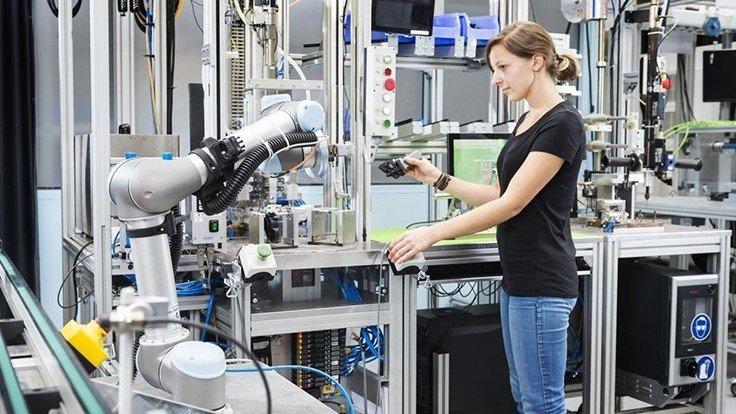 HerbieConnected's tweet photo. Can #MachineLearning make an #Agile #Robot? Definitely. At the Karlsruhe Institute of Technology, engineers work on the “AgiProbot,” an agile production system that autonomously and dynamically adapts to changing manufacturing specs. #FullStack https://t.co/3y8YW7nTTM https://t.co/nDSUruro7U