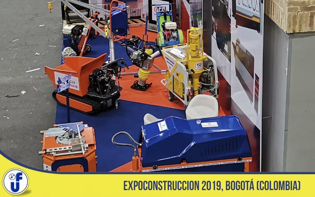 Utiform's tweet photo. Otro año más asistimos a la feria internacional EXPOCONSTRUCCION 2019 sita en Bogotá Colombia, representados por nuestro compañero el Sr. Giovanny Alvarez de Acg equipos.

https://t.co/hzZ0E9dn71 https://t.co/lMRpGSXLjJ
