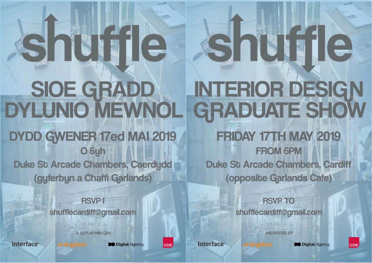 It's nearly here! Our summer event, the <a href="/interiorcardiff/">USW Interior Cardiff</a> Graduate Show, opens on Friday. Join us from 6pm!