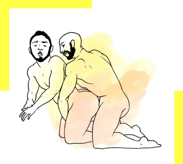 Gay sex positions illustrated