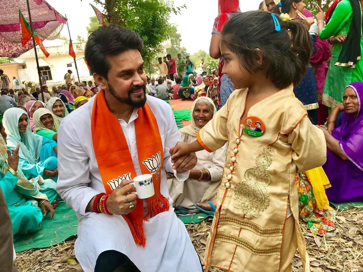 BSAGARWAL4's tweet photo. दिल दिया है वोट भी देंगे @ianuragthakur तेरे लिए। 
#Janta4ModiAnurag https://t.co/XqE0axnC1A