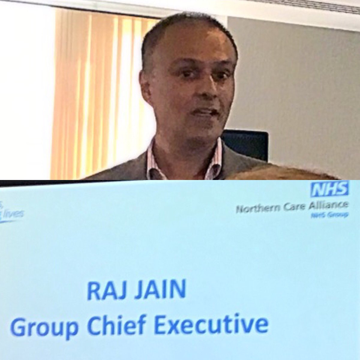 Dedicated EDI Champion and CEO <a href="/NCAlliance_NHS/">Northern Care Alliance NHS Foundation Trust (NCA)</a> Raj Jain welcomes us with personal accounts #NCAMagicOfDiversity Conference. He notes the challenges of low numbers of BAME in Senior NHS posts With. <a href="/NaheedNazir/">Naheed Nazir</a> <a href="/Tara_Hewitt/">Tara Hewitt - Girly Swot 🇺🇦🏳️‍🌈🏳️‍⚧️⛤🖖</a> @ArfanSamina <a href="/sheniravjismith/">Sheni Ravji-Smith</a> Raj is a real Leader!