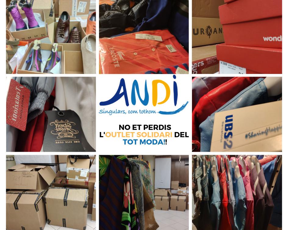 AndiDownSbd's tweet photo. Grans productes a bon preu de totes aquestes marques i moltes més t'esperen de divendres a diumenge al Mercat de Sant Joan a l' #outletsolidari del #TotModa2019! Els beneficis obtinguts aniran destinats a consolidar els nostres projectes. No t'ho perdis! https://t.co/UdduRWJ5ra