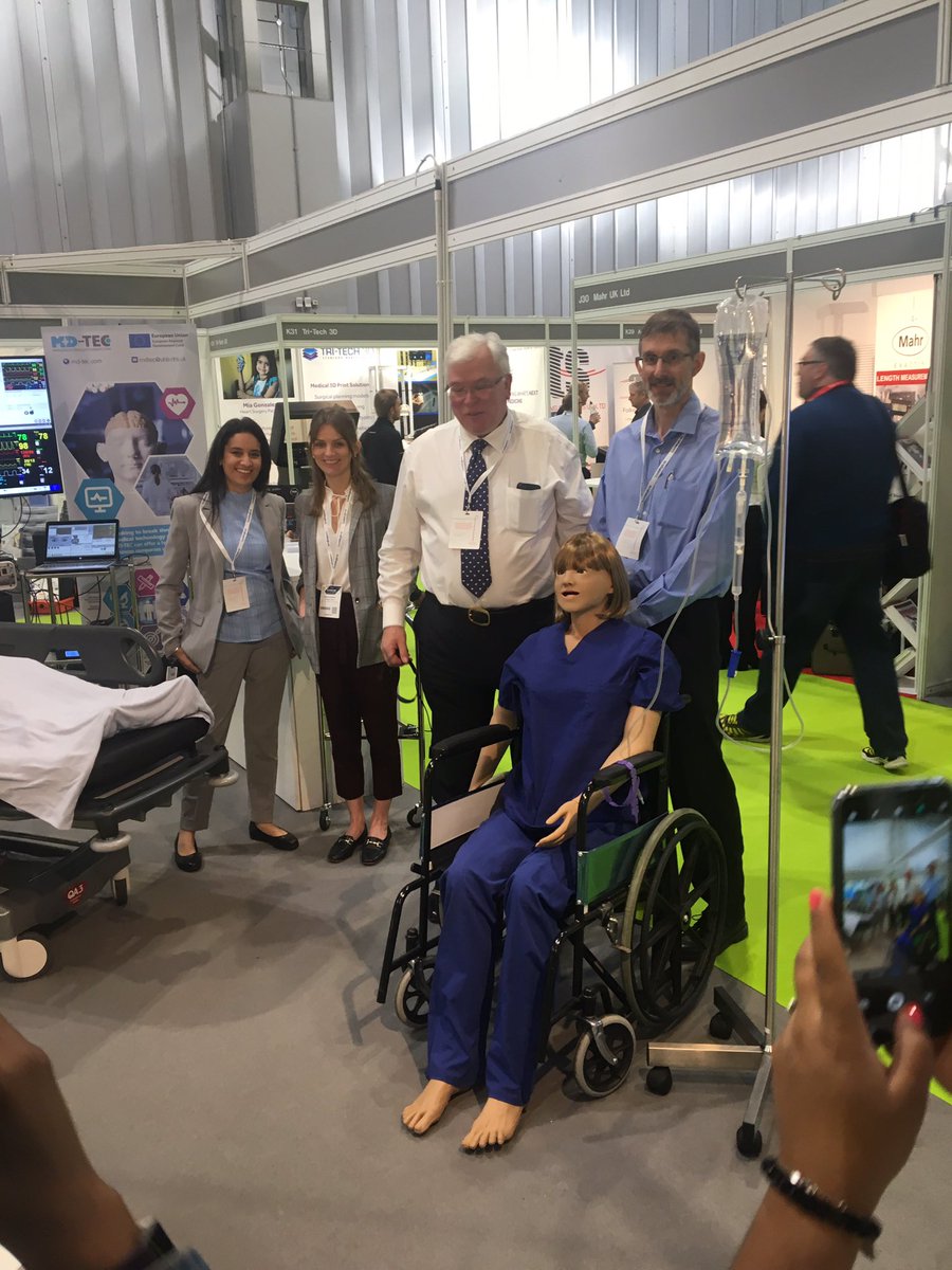 MDTECcentre's tweet image. We are all set up and ready to rock and roll. Our great friends @Ostiqueltd have joined us. Come and find us Stand J40 #medtechexpo @NIHRTraumaMIC