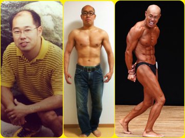中年オヤジ になってから挑戦と筋トレを始めた男性のビフォーアフターに反響 かっこいい 勇気をもらった ねとらぼ
