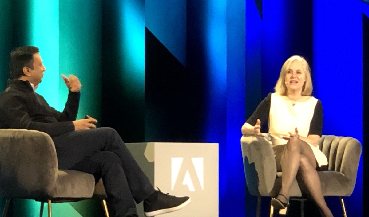 matt_thomps's tweet photo. A HUGE digital transformation at ridiculous scale. @Unilever CIO @janedmoran bringing big-time inspiration at #AdobeSummit. https://t.co/mklpM4m4J0