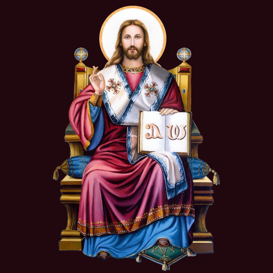 Catholic_Priest's tweet photo. "Teach us to give and not count the cost." - #SaintIgnatiusofLoyola
.
📷 'Jesus the Alpha and Omega' by Joseph Atta / UIHere Images #SacredArtandImages #Easter2019 #Catholic_Priest #CatholicPriestMedia #Eastertide #TheAlphaandOmega https://t.co/TGPQAMcYst