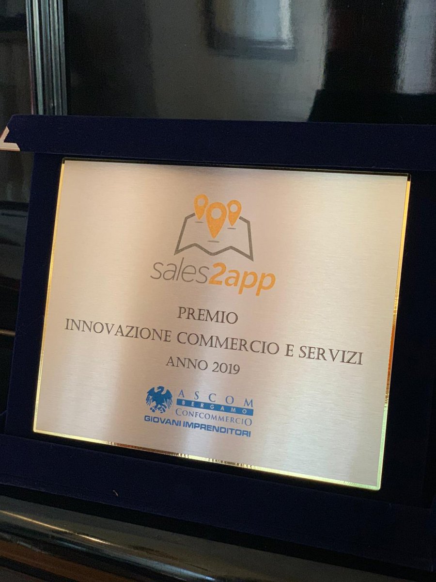 Sales2APP's tweet photo. Ringraziamo Ascom Bergamo Confcommercio e Università degli Studi di Bergamo per l'ospitalità e per il premio conferito a Sales2APP in materia di innovazione nel settore del Commercio.

#Sales2APP #CRM #Gestionale https://t.co/gE74Mok4YZ