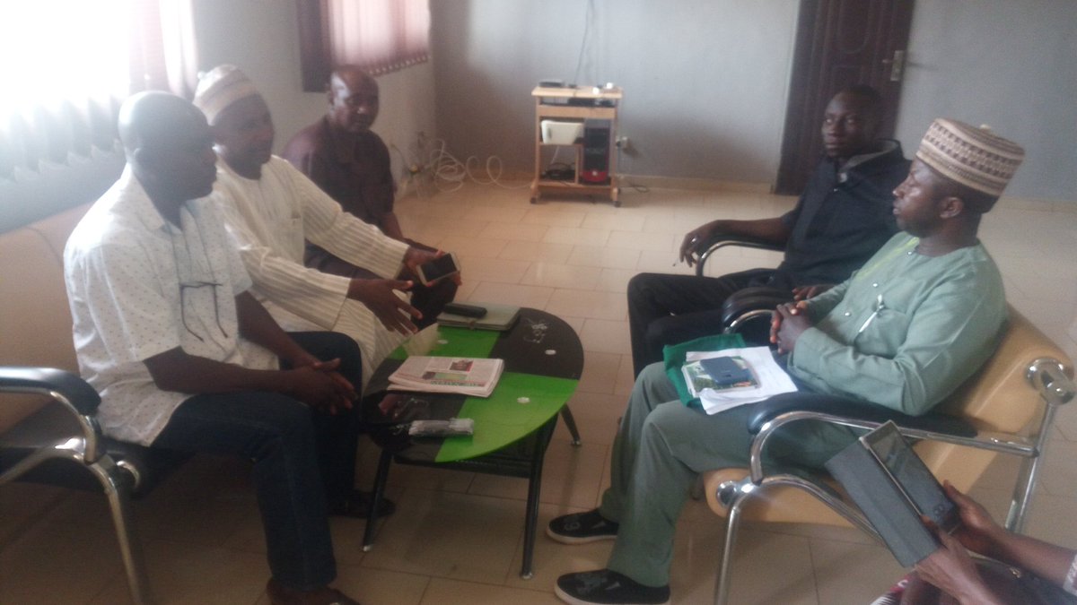 AfKaduna's tweet photo. Received the PCU @FmardNg rep. Engr. Ma'ruf in Kaduna with SPC FADAMA III AF and State Director FMARD - Kaduna https://t.co/NDLkXPyPth