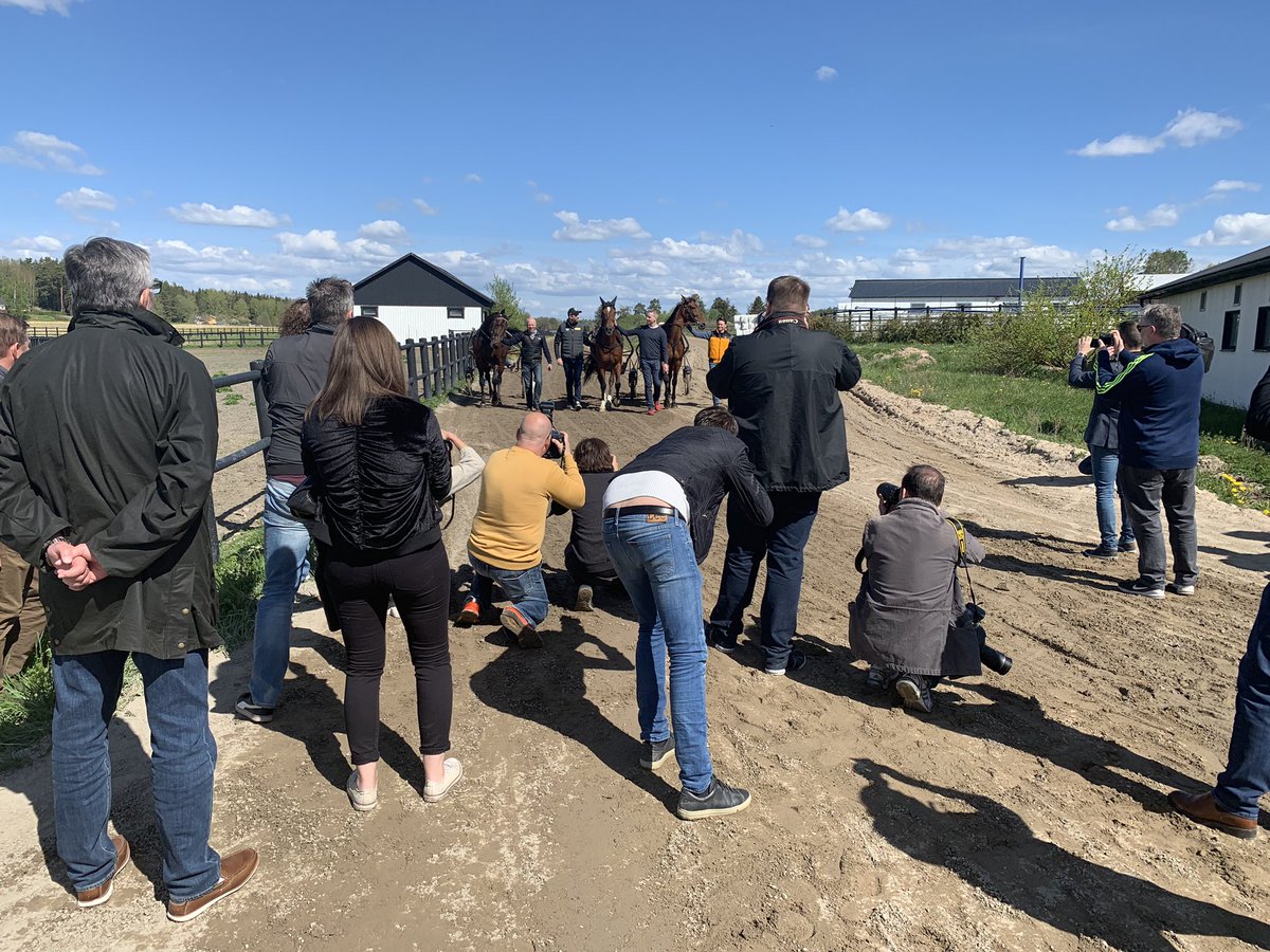 JohanLindbergGB's tweet image. Propulsion, Heavy Sound och Double Exposure. Kihlström, Haugstad och Adielsson. Bra drag på Daniel Redéns presslunch. Snart avslöjas en ny ungdomssatsning. #elitloppet19 #stallzet #ramudden