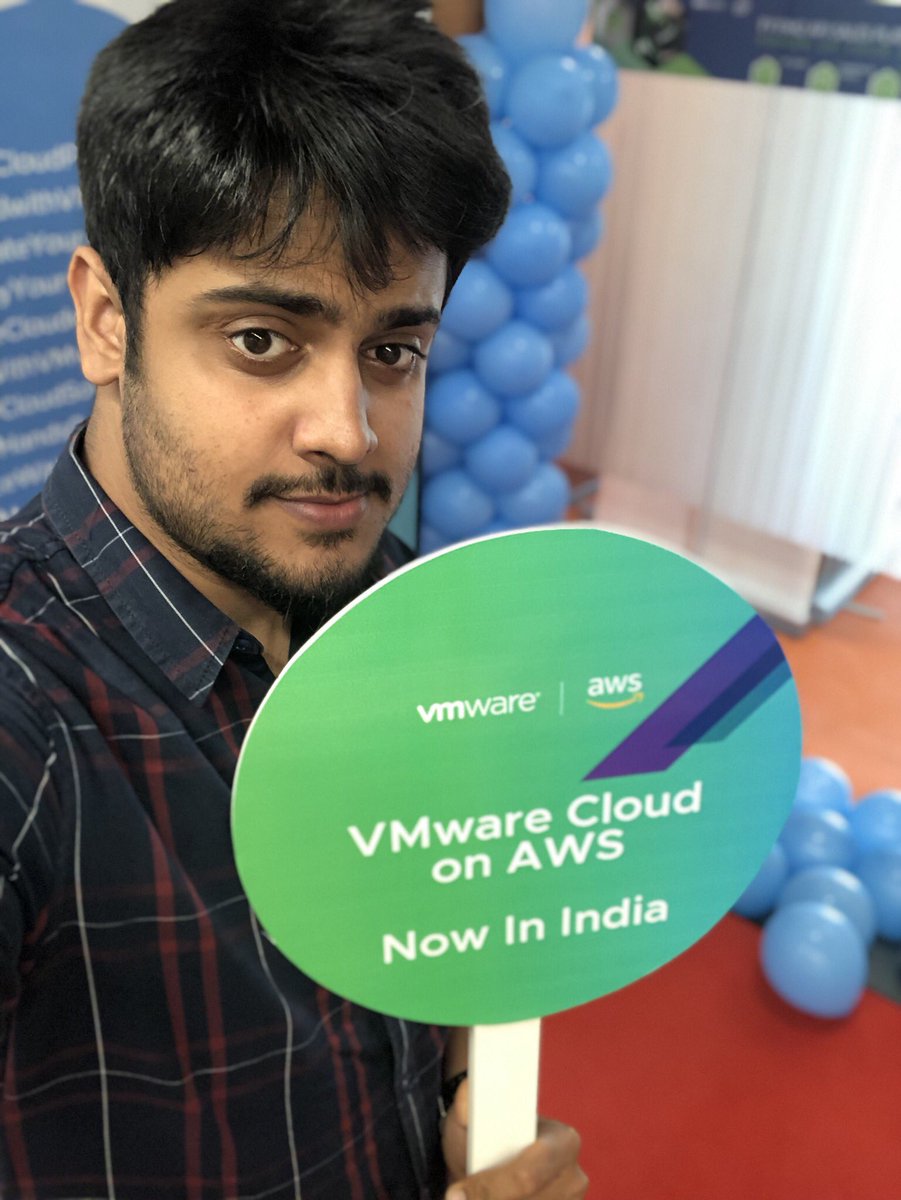 gauravjoshi46's tweet image. The Daddy of all is here! VMware Cloud on AWS is here in India. Super stoked to be part of the country’s Hybrid Cloud Journey. Congratulations to everyone at @VMwareIN #VMwareCloudonAWS  @spoonen @Kush_aagr