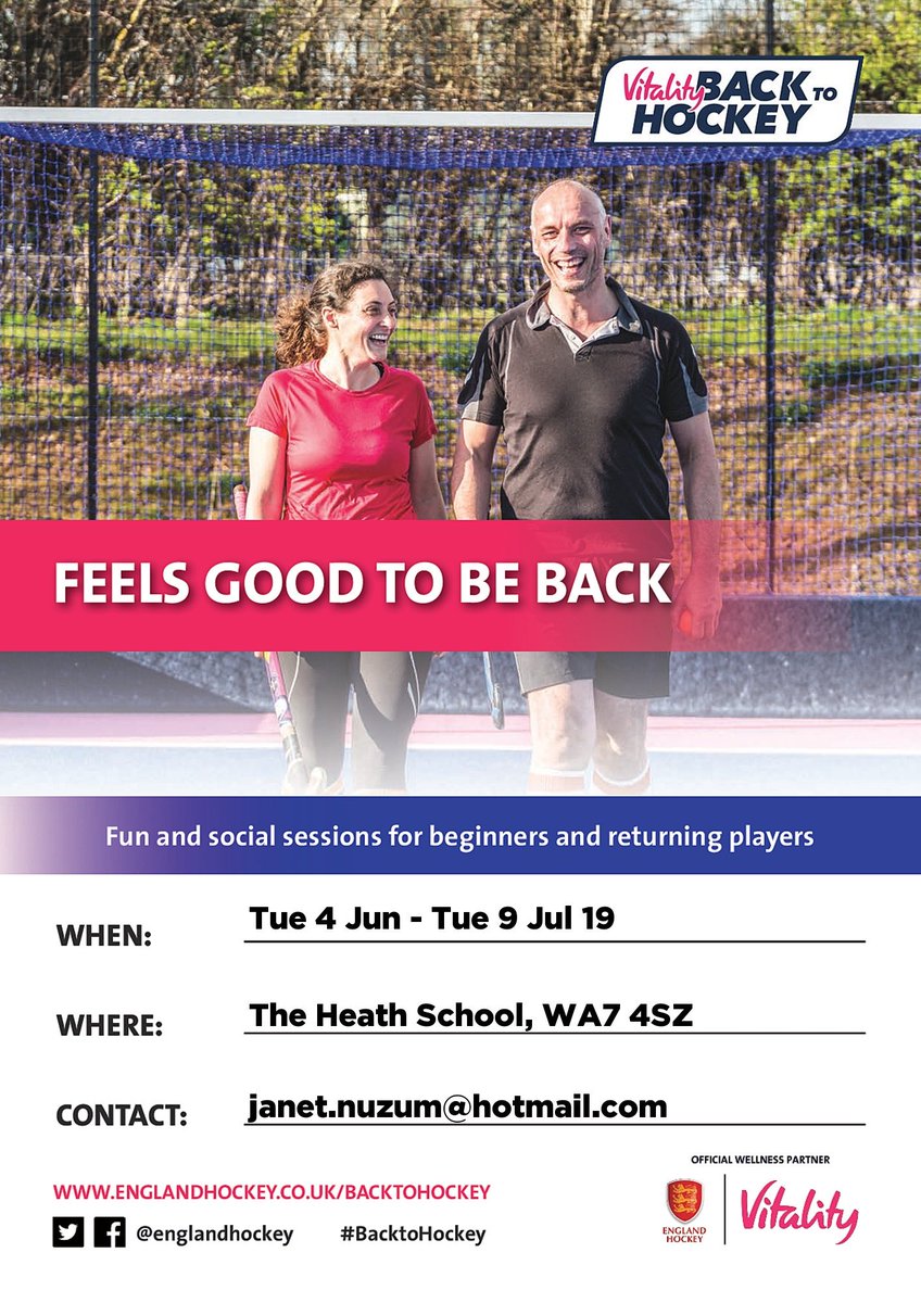 You know you want to give hockey a go or get back into it. If not I'm sure you know someone who does. Share share share <a href="/EnglandHockey/">England Hockey</a> #backtohockey
