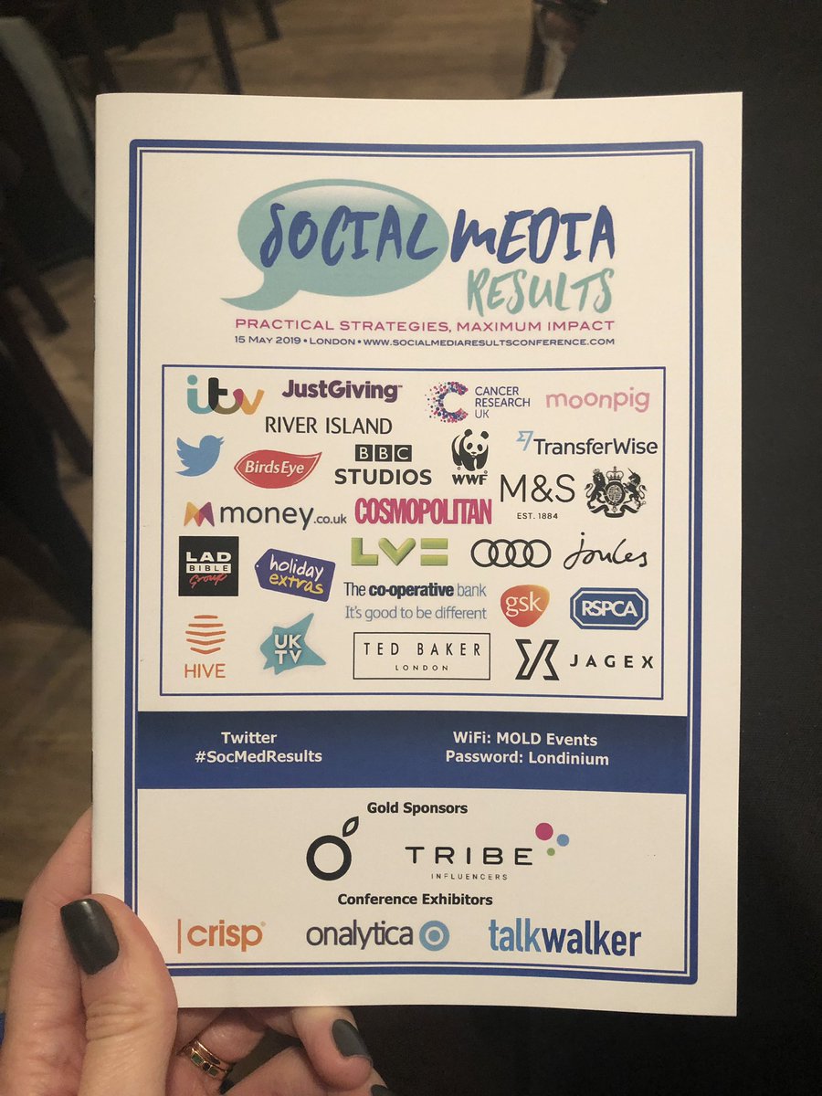 Looking forward to speaking at the Social Media Results Conference this am. Wish me luck! #socmedresults #socialmedia